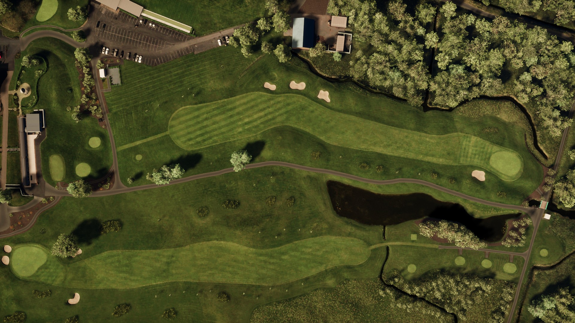 Hole 1 at Glenlo Abbey