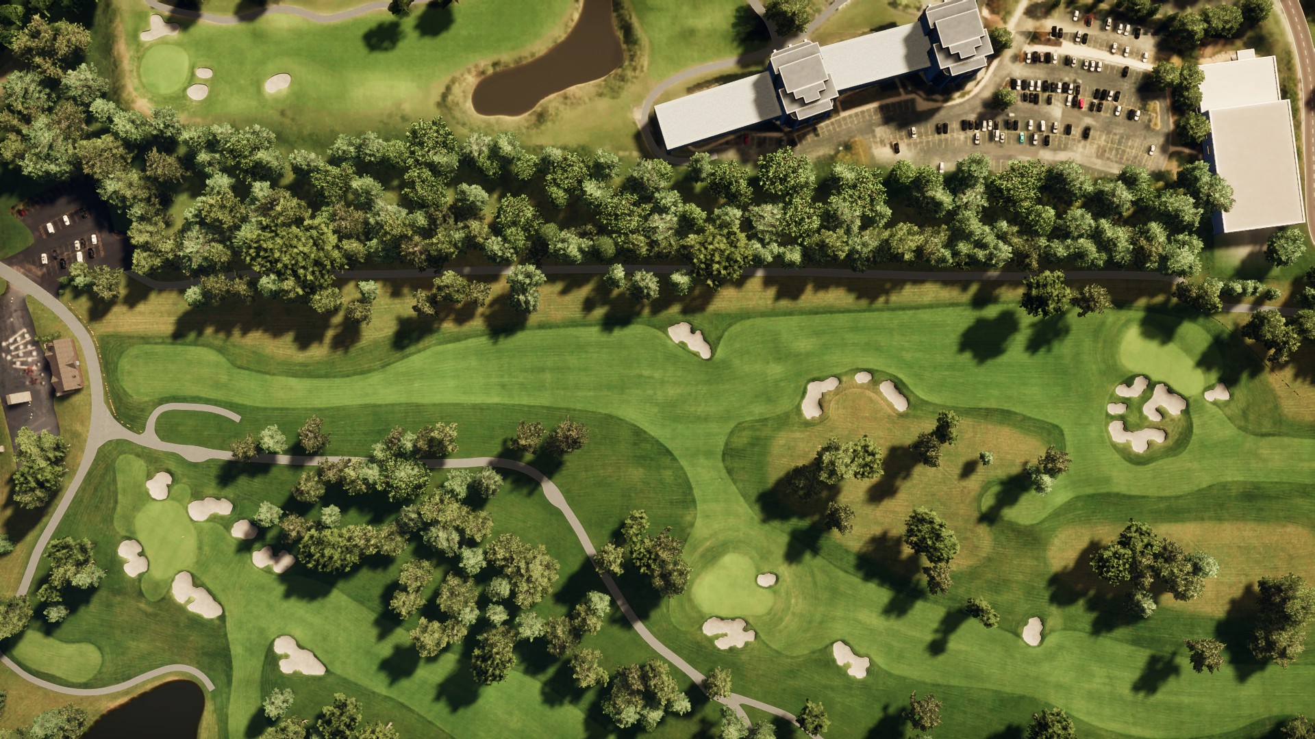 Hole 1 at Medinah Country Club – Presidents Cup Edition