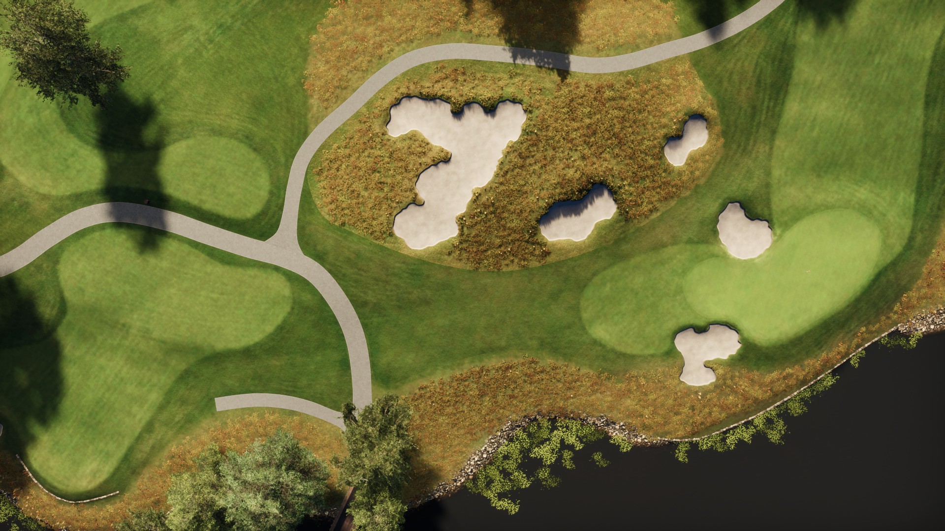Hole 9 at Medinah Country Club – Presidents Cup Edition