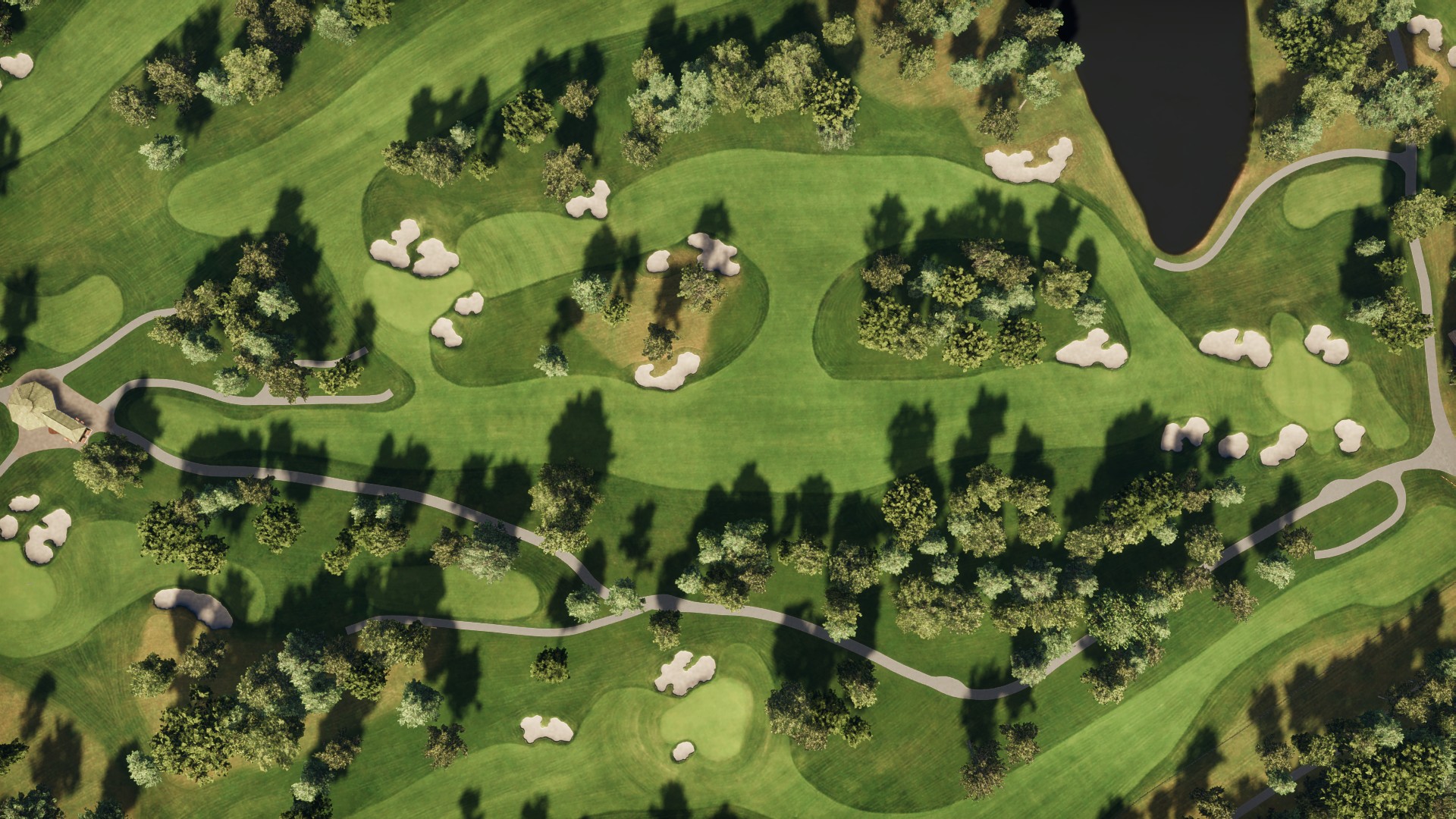 Hole 18 at Medinah Country Club – Presidents Cup Edition