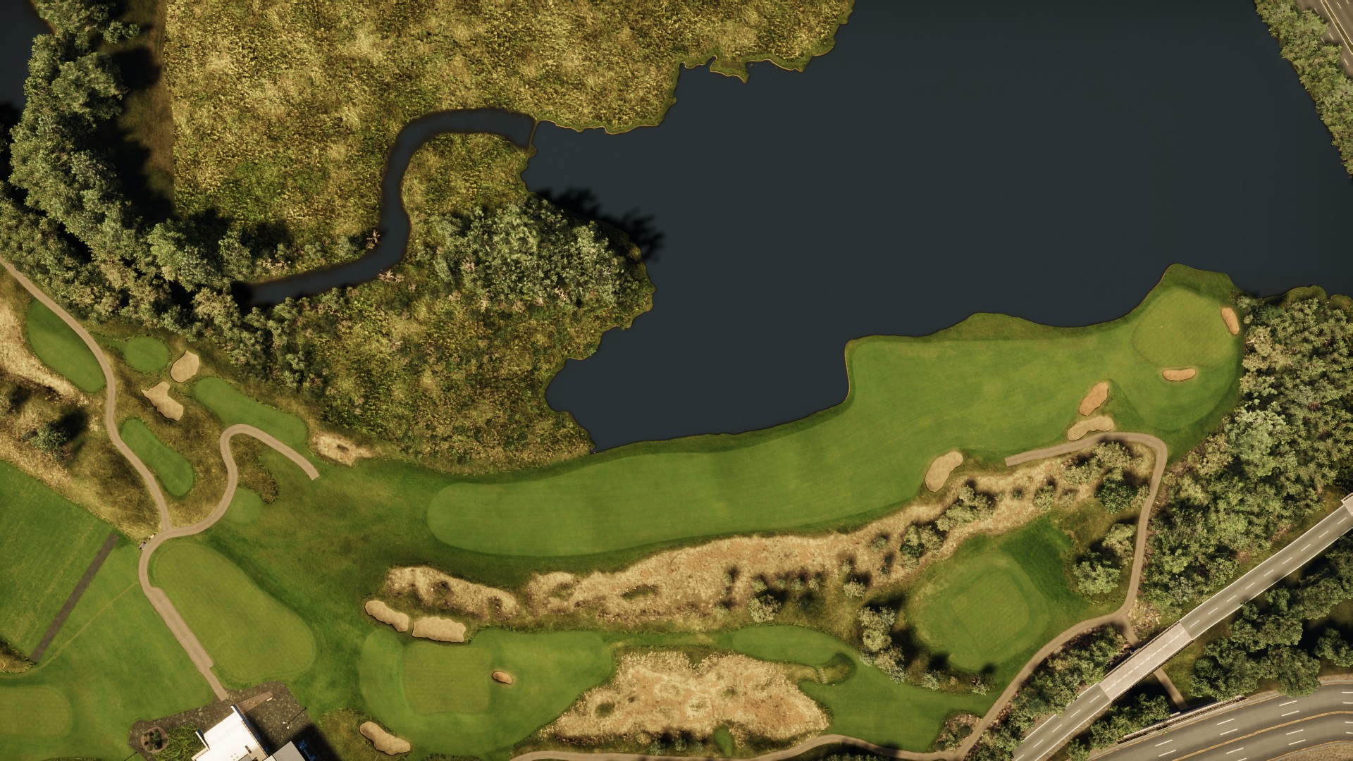 Hole 1 at The Lakes GC