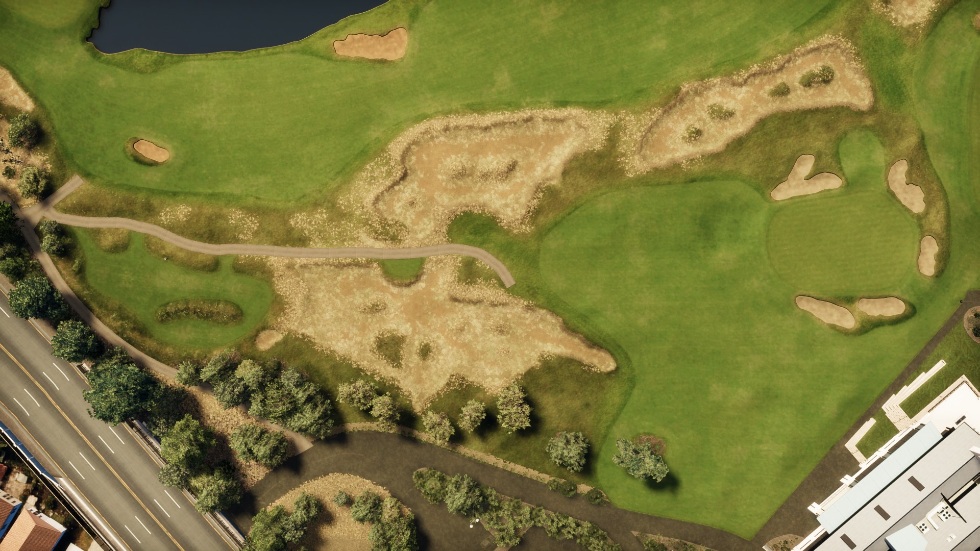 Hole 18 at The Lakes GC